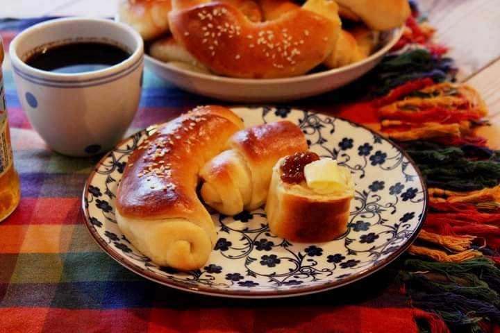 Pães vienenses de Natalina