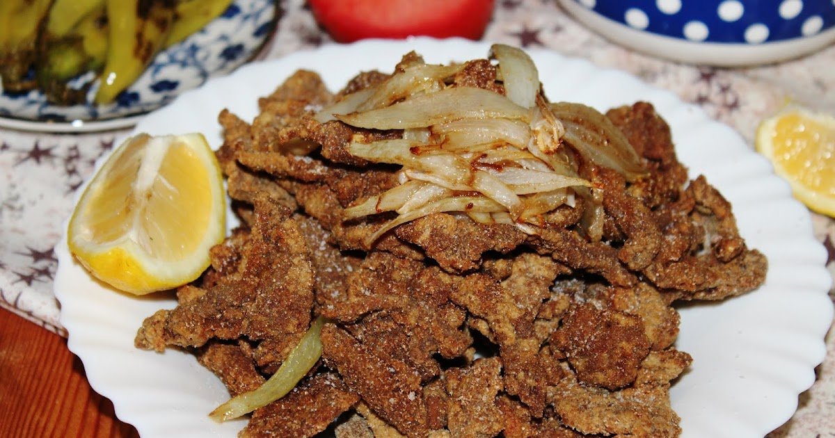 Fígado frito incrível
