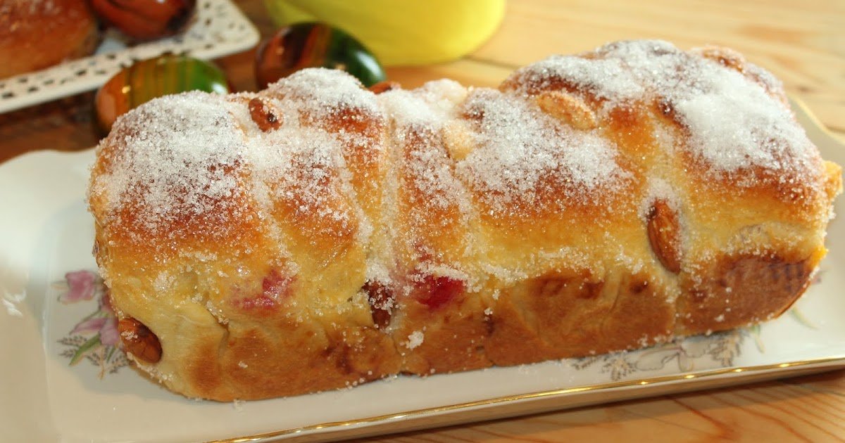 Kozunak com creme de leite – outra receita