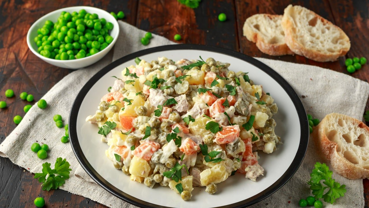 Salada russa sem maionese: no Natal você pode