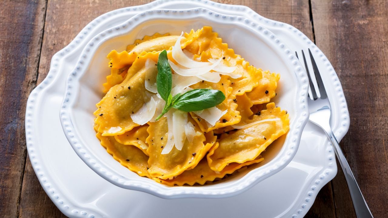 Ravioli de abóbora: os mantuanos originais com amaretti