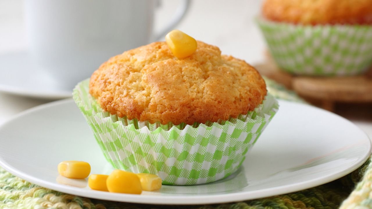 Muffin de pão de milho, os doces do Dia de Ação de Graças