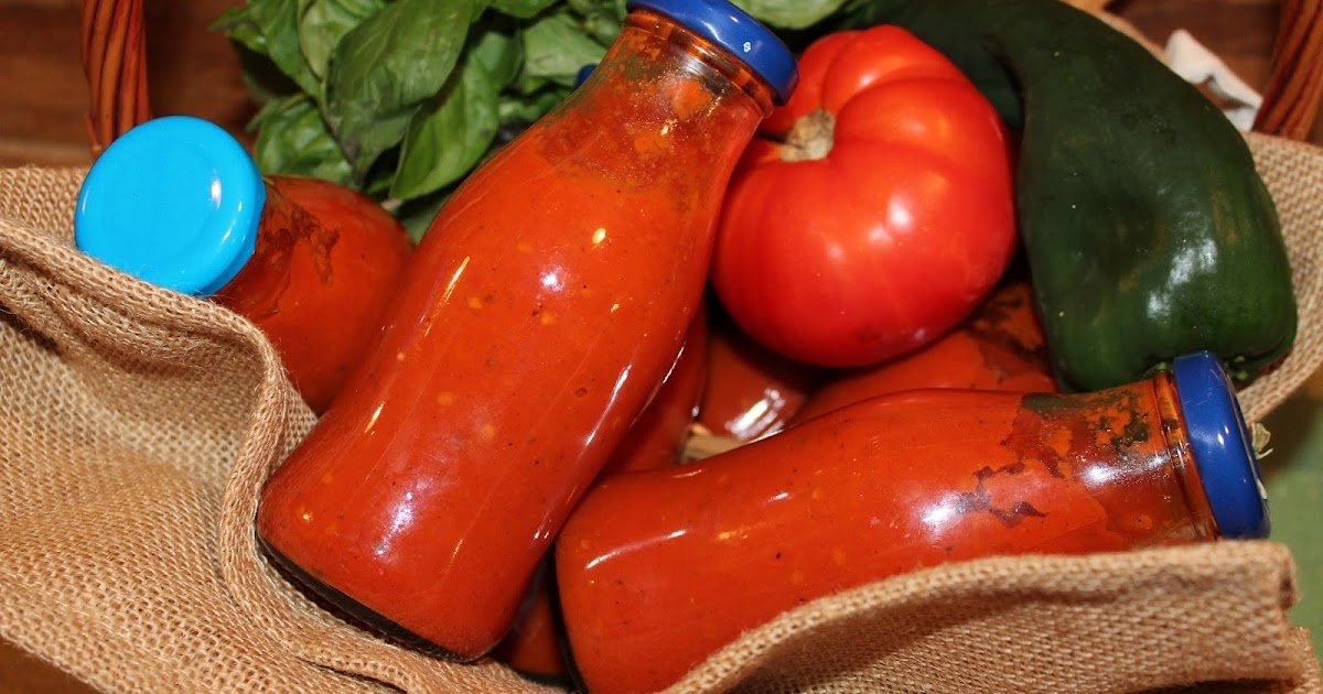 Inverno: molho de tomate para pasta e pizza ou molho Betty