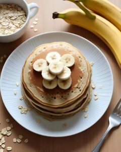 Panqueca de Banana com Aveia (sem glúten, sem leite)