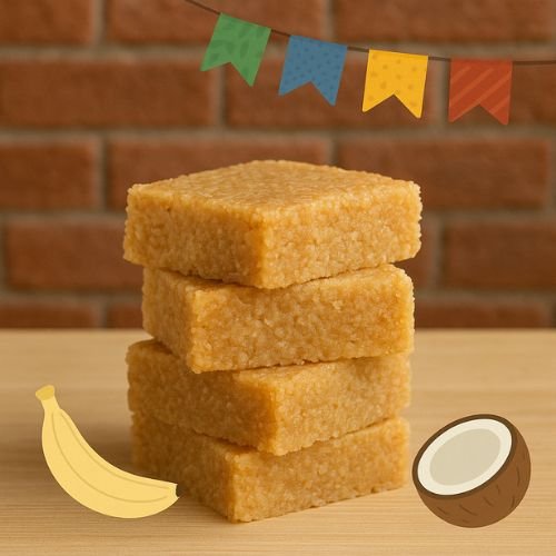 Cocada Fit de Banana e Coco