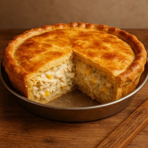 Torta de Frango com Massa Podre